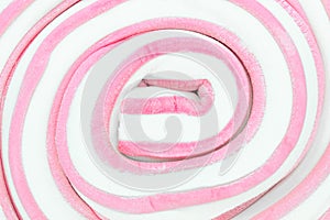 Background of round marshmallow lollipop