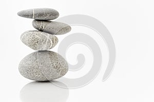 Background with round peeble stones