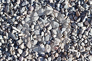 Background with rubble small stone