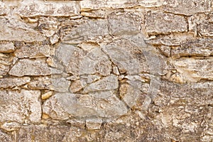 Background of a rustic freestone wall