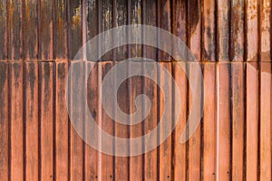 background of a rusty corrugated iron wall