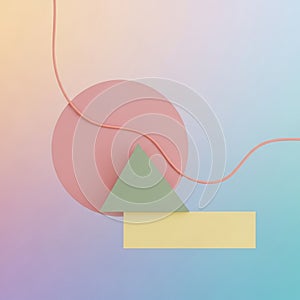 Background s gradient transitions from warm to cool tones adding depth and