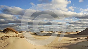 Background Sand, Dunes and Clouds Outer Banks NC