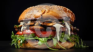 background sandwich burger food vegetarian