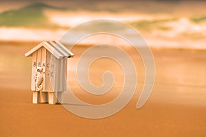 Beach Hut Background
