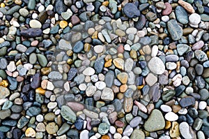 Background sea pebbles