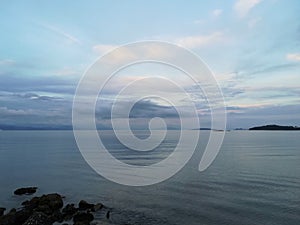 Island stillness at bluehour