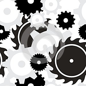 Background seamless - Gears