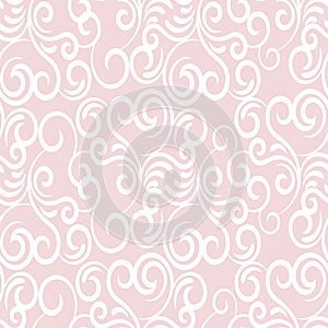 Background seamless pattern curls