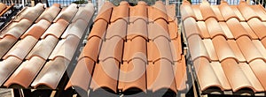 Background sheet tiles in home roofing tile slate variety of colour shades