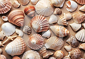 Background with shells