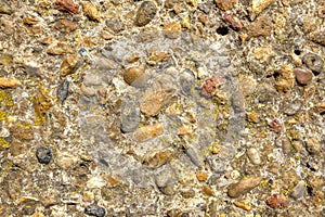 Background shot of stone wall, closeup shot.