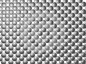 Background of silver balls
