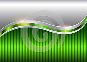 Background silver green