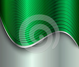 Background silver green