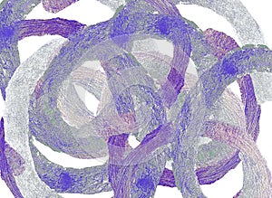 Background of silver purple intersecting swirls