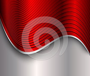 Background silver red