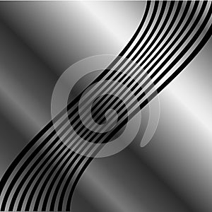 Background with silver swirls