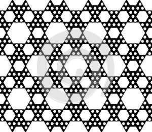 Background with simple figures, hexagons. Design for decoration, prints, textile