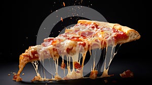 background slice pizza food