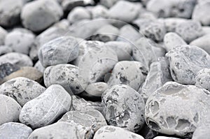 Background of small gray rocks