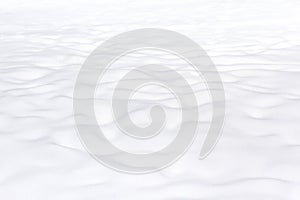 Background of snow texture. Plain snowy pure landscape