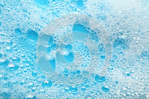 Background soap suds foam and bubbles from detergent. House cleaning concept photo