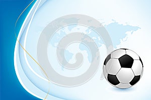 Background with Soccer Ball