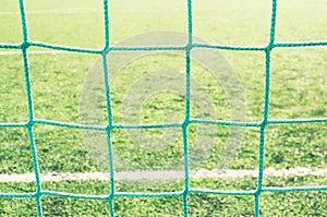 Background of soccer goalnet