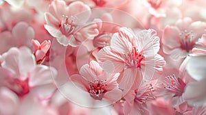 Background of a soft pink and white floral pattern, ideal for Mother's Day with a delicate and affectionate vibe