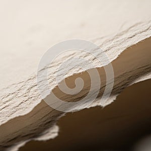 Background is softly blurred emphasizing the focus on the paper s