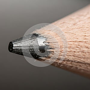 Background is softly blurred emphasizing the pencil s precision