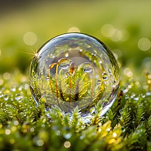 The background is softly blurred highlighting the focal point and adding depth