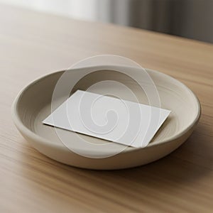 Background is softly blurred suggesting an indoor setting with