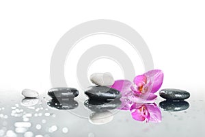 Background of a spa with stones