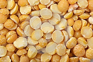 Background of split dried pea