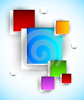 Background with squares