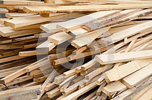 Background of stack wood boards