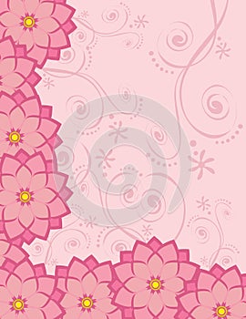 Background Stationary Flowers