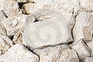 Background stone of the road, crushed stone