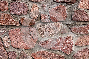 Background with stone wall