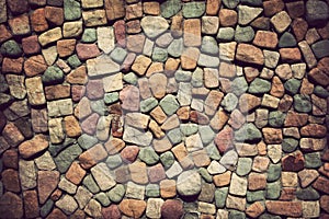 Background of stone wall texture