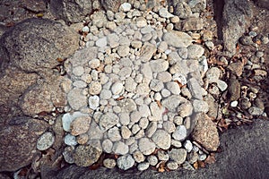 Background of stone wall texture ,Vintage style