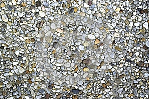 Background with stones embed in a wall
