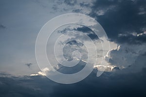 background of storm clouds before a thunder- storm