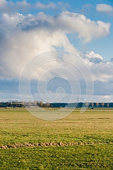 Background of storm clouds after a thunder-storm