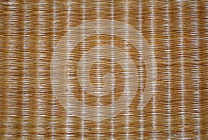 Background of the straw mats clouseup