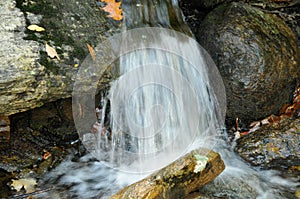 Background of streaming waterfall.