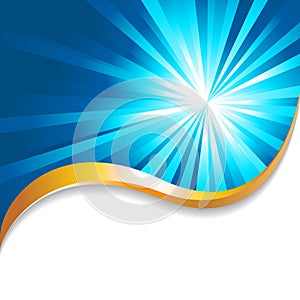 Background with summer sun