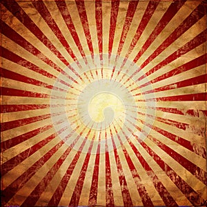 Background With Sunburst